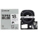 キングジム テープカートリッジ テプラPRO マグネットテープ 18mm SJ18S 白（10セット）