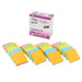 ポスト イット 強粘着ノート 50x50mm 90枚x20個 蛍光 6502SS-NE（10セット）