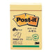 スリーエムジャパン ポスト イット再生紙ふせん ７５×２５ 黄 ２冊（10セット）