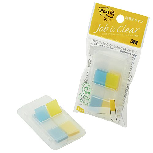 ポスト イット ジョーブ 詰替用 44x12mm 50枚x2個 ブルー/イエロー 680DH-2（10セット）