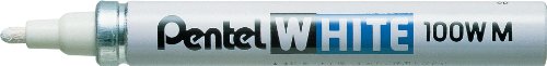 ぺんてる Pentel ホワイトペイントマーカー X100W-MD 中字（10セット）