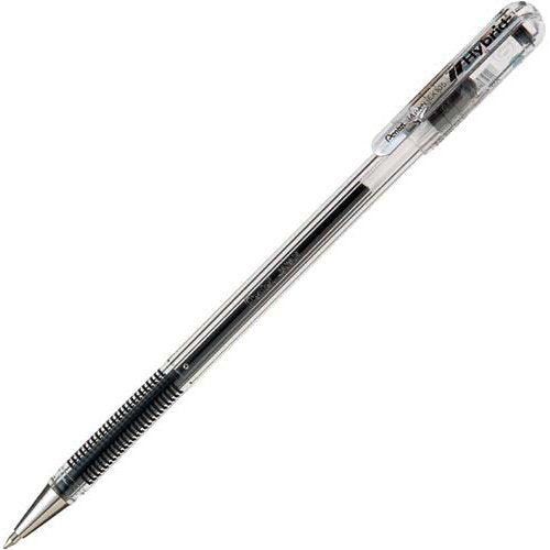 ぺんてる Pentel ゲルインキボールペン ハイブリッドEK105 0.5mm 黒軸 黒インキ EK105-GA（10セット）