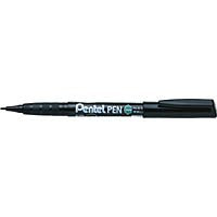 ぺんてる Pentel 油性マーカー ぺんてる Pentelペン 丸芯 細字 黒インキ ENMS50-A（10セット）
