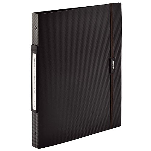 リヒトラブ クリヤーブック A4 30穴 ブラック N7520-24（10セット）