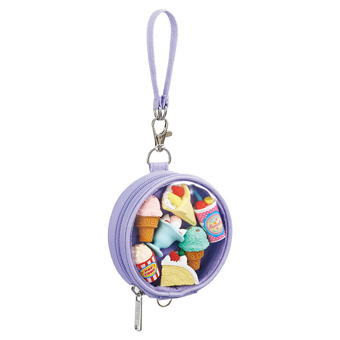 Licht/A-3330-14_myfa Pochette con cerchio decorativo_Blu polvere/4903419851170