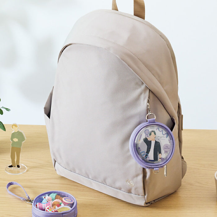 Licht/A-3330-14_myfa Pochette con cerchio decorativo_Blu polvere/4903419851170