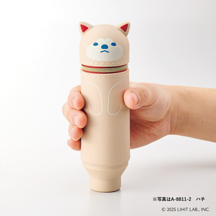 Licht/A-8811-4_Cafe Puni Labo Étui à stylos mini_Moka/4903419851392