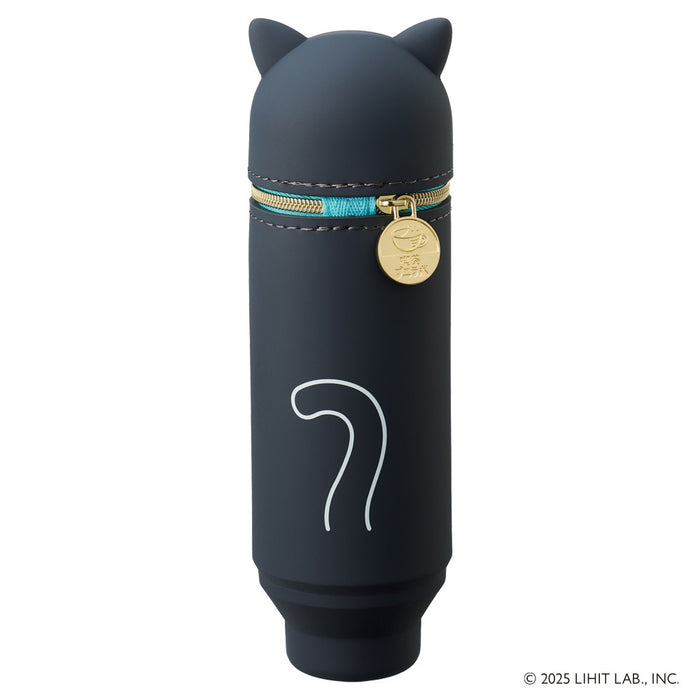 リヒトラブ/A-8812-1_喫茶プニラボ スタンドペンケース_ブチ/4903419851422