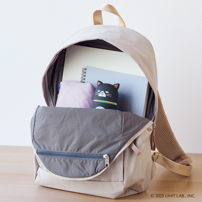 リヒトラブ/A-8812-1_喫茶プニラボ スタンドペンケース_ブチ/4903419851422