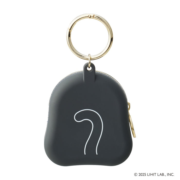 リヒトラブ/A-8820-1_喫茶プニラボ おすわりミニポーチ_ブチ/4903419851484