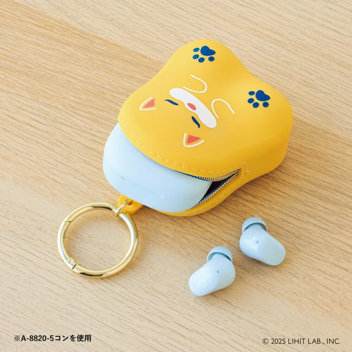 リヒトラブ/A-8820-2_喫茶プニラボ おすわりミニポーチ_ハチ/4903419851491