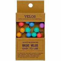 ベロス マップ画鋲 ニューパック DF-118P パステルMIX 15本（10セット）