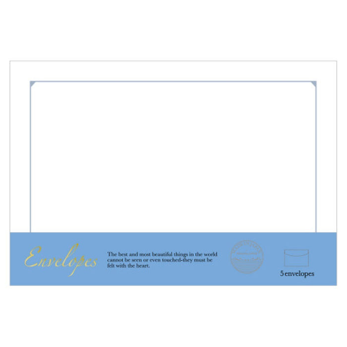 エヌビー_封筒　Ｓｅｒｅｎｅ　ブルー/4905260719180（5セット）