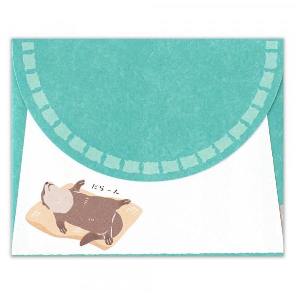 エヌビー/5422408_小たより　ズームインアニマル　コツメカワウソ/4905260793609（5セット）
