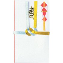 赤城 金銀十本 結切 金封 ／奉書紙（再生） 中袋付き ｷ8（10セット）