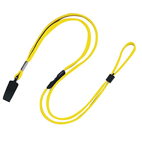 オープン 名札用ループクリップ 黄 NB-29-YE（10セット）