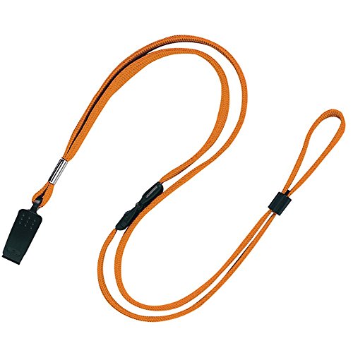 オープン 名札用ループクリップ 橙 NB-29-RG（10セット）