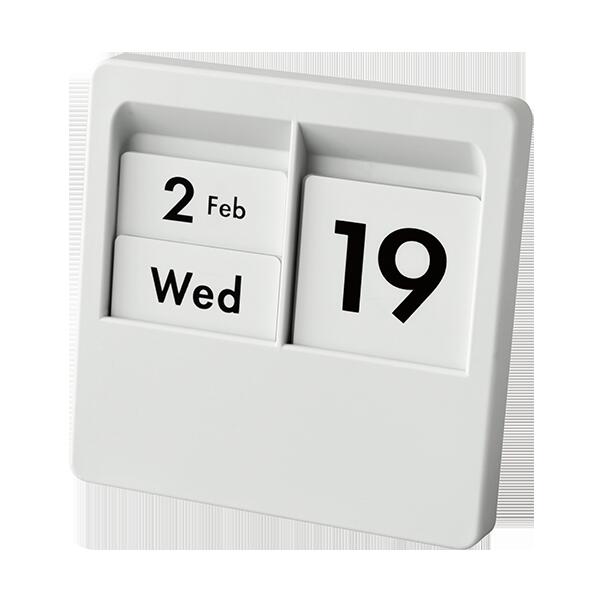 Carl/PC-100-W_Panel Calendar Daily Perpetual Calendar สีขาว/4971760100698