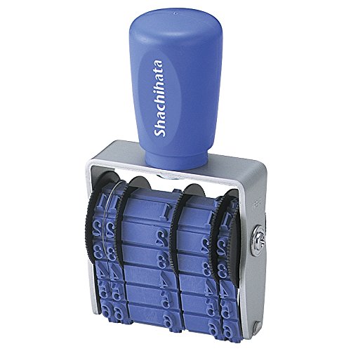 シヤチハタ 回転ゴム印 欧文トビ日付 4号 ゴシック体（10セット）