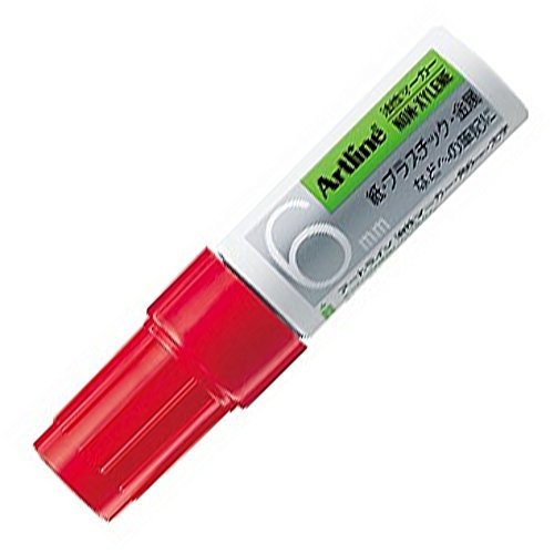 シャチハタ 油性マーカー角6 赤 K-50（10セット）