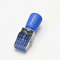 シヤチハタ 回転ゴム印 欧文6連 5号 ゴシック体（10セット）