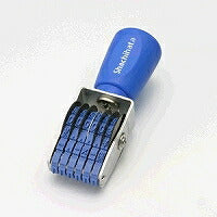 シヤチハタ 回転ゴム印 欧文6連 4号 ゴシック体（10セット）