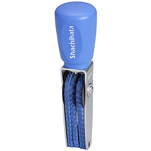 シヤチハタ 回転ゴム印 欧文日付 6号3連 ゴシック体（10セット）