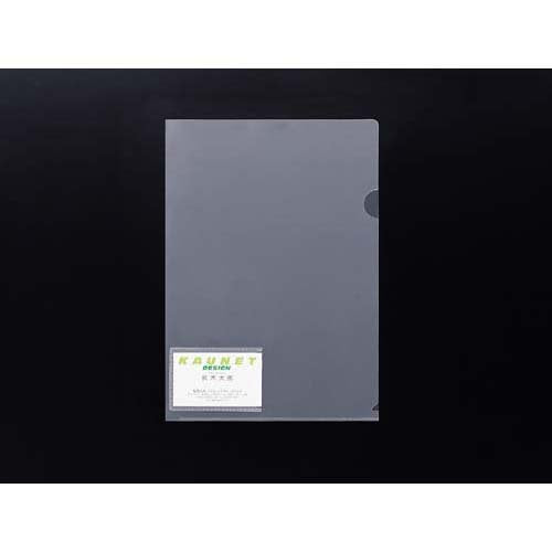 テージー クリアホルダー（名刺ポケット付） A4 5P クリア CC-144（10セット）