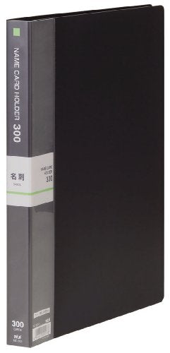 テージー 名刺ホルダー A4 300名用 黒 NC-302-01（10セット）