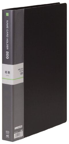 テージー 名刺ホルダー A4 500名用 黒 NC-502-01（10セット）