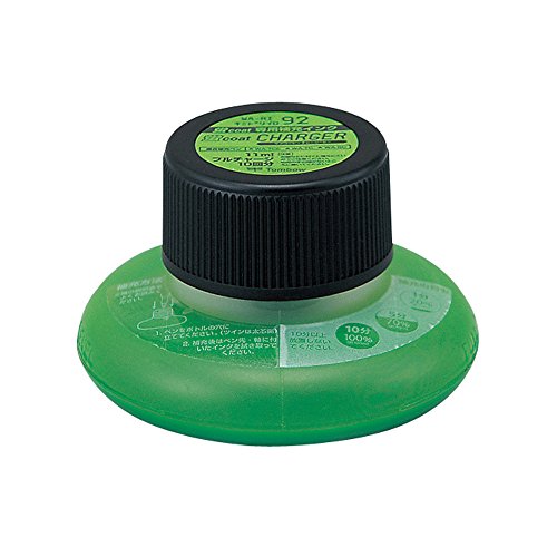 トンボ鉛筆 蛍光ペン補充インク 蛍コートチャージャー WA-RI92 黄緑（10セット）