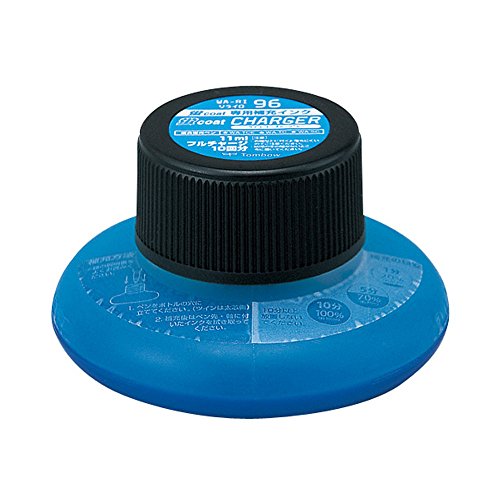 トンボ鉛筆 蛍光ペン補充インク 蛍コートチャージャー WA-RI96 空色（10セット）