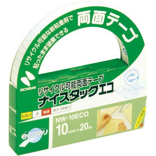 ニチバン 両面テープ ナイスタックエコ 10mm NW-10ECO 大巻（10セット）