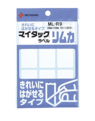 ニチバン マイタックラベル リムカ 10シート(60片) ML-R9 ニチバン 4987167012533（10セット）