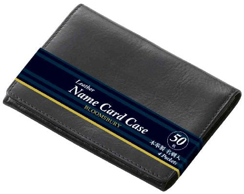 BLOOMSBURY Porte-cartes de visite 50 pièces Noir NN8005B Reimei Fujii 4902562432847 (10 jeux)