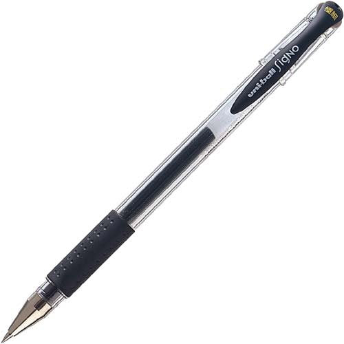uni ゲルインクボールペン シグノ 極細 黒 三菱鉛筆 4902778556108(10セット)