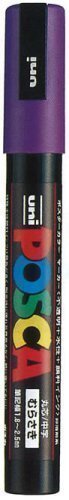 uni ポスカ 細字 紫 三菱鉛筆 4902778975480（10セット）