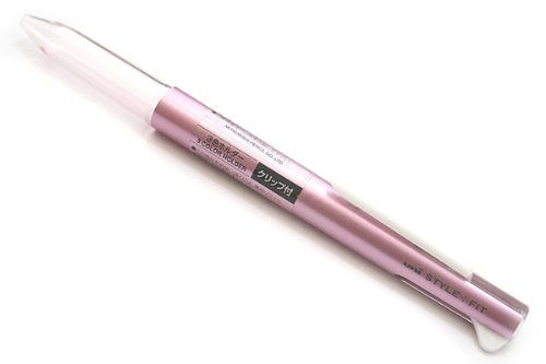 uni スタイルフィット 3色ホルダー クリップ付 メタリックピンク 三菱鉛筆 4902778094327（10セット）