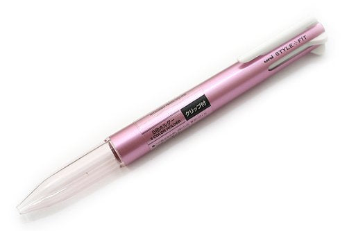 uni スタイルフィット 5色ホルダー クリップ付 メタリックピンク 三菱鉛筆 4902778104866（10セット）