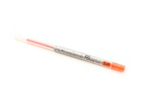 uni ゲルインクボールペン スタイルフィット リフィル 0.28 マンダリンオレンジ 三菱鉛筆 4902778092965（10セット）