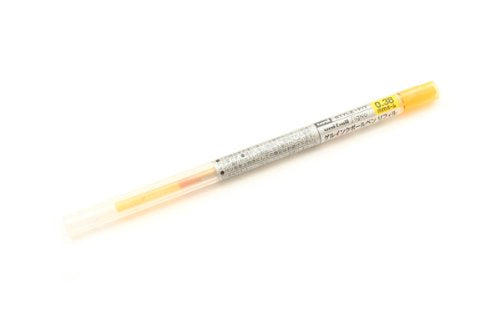 ユニ スタイルFリフィル 0.38 Gイエロー 三菱鉛筆 4902778093177（10セット）