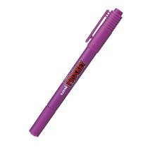 uni プロッキー 紫 ツインタイプ(極細+細字) 三菱鉛筆 4902778597422（10セット）