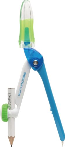 スーパーコンパス くるんパス 鉛筆用 ブルー ソニック 4970116034359（10セット）