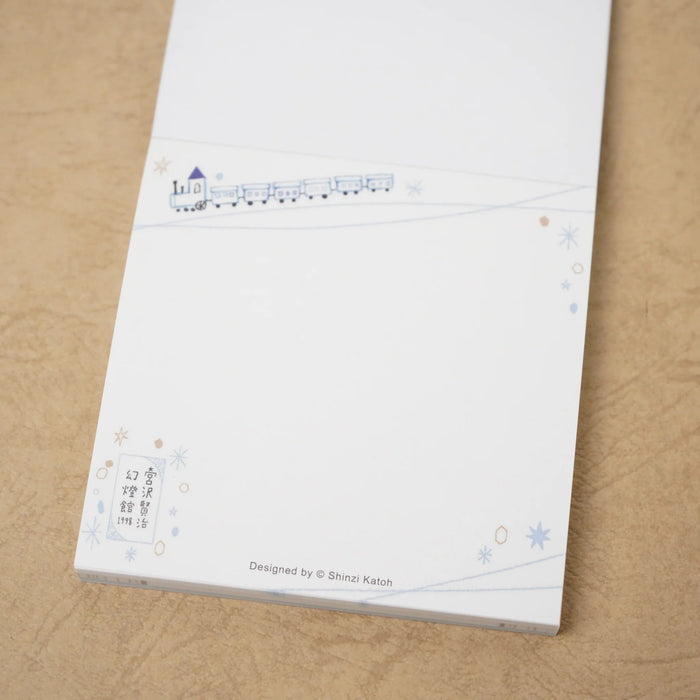 Kinose Printing/BM-01027_Block Memo Night on the Galaxy Express 2 Kenji Miyazawa/4580703634314 (5 set)