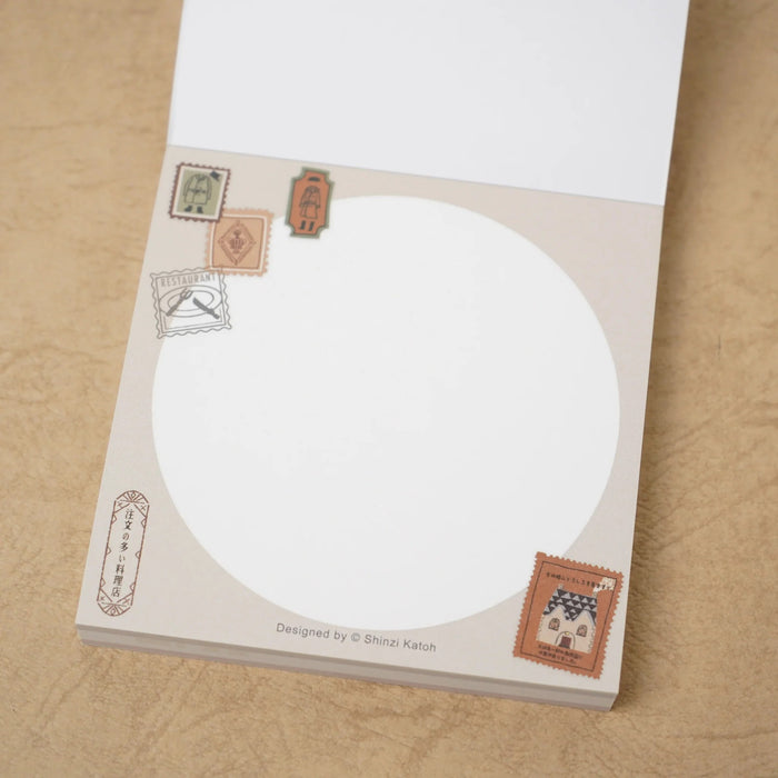 Kinose Printing/BM-01028_Block Memo Sterk besteld restaurant Kenji Miyazawa/4580703634321 (5 sets)