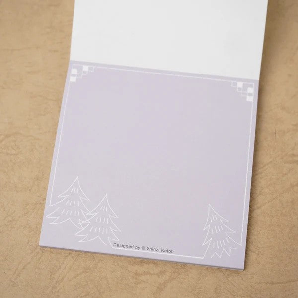 Kinose Printing/BM-01030_Block Memo Yodaka no Hoshi 2 Kenji Miyazawa/4580703634345 (5 комплектов)