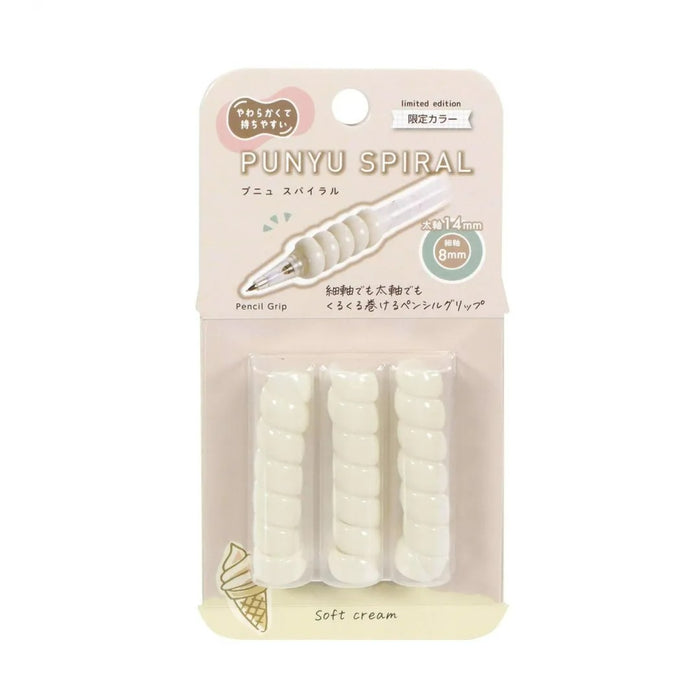 クツワ/RB034WH_プニュスパイラル・ソフトクリーム/4901478205965（5セット）