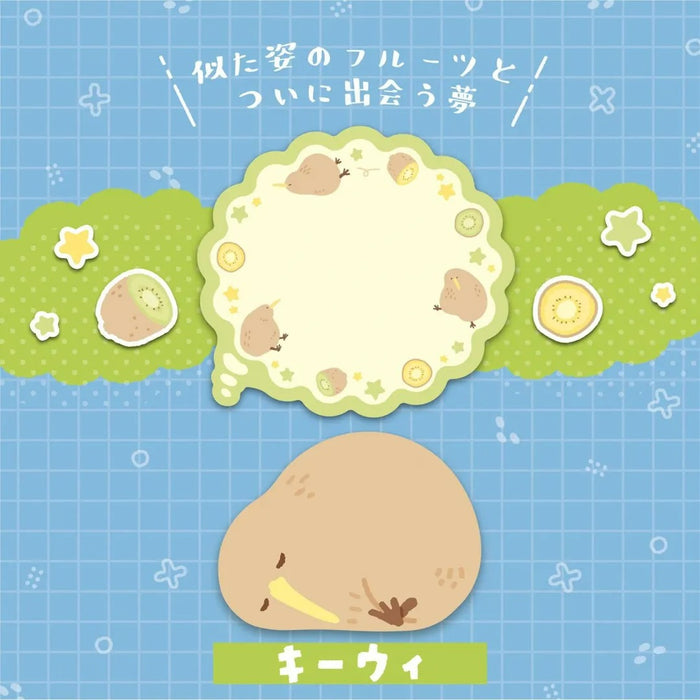 クツワ/SC251G_G柄(キーウィ)似た姿のフルーツとついに出会う夢/4901478206665（5セット）