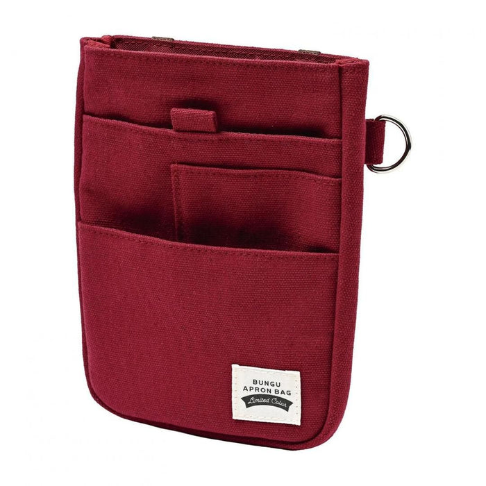 Kutsuwa/BE029RD_Stationery apron mini color red/4901478208829