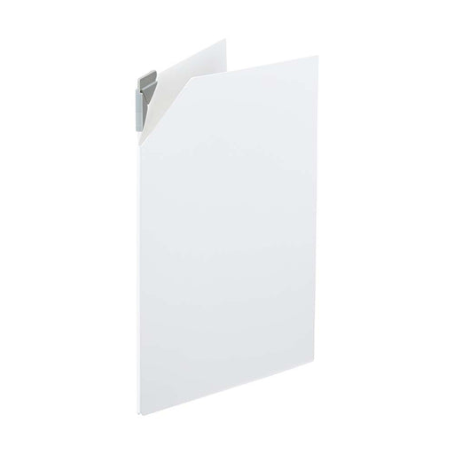 ナナメクリファイル（不透明）白 580ｼﾛ A4タテ/ヨコ型　最大収納枚数約20枚 キングジム 4971660056187（10セット）